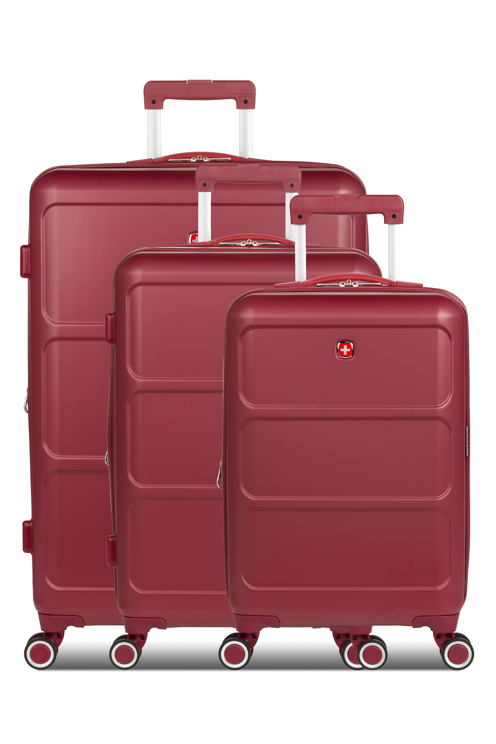 Swissgear 8090 Hardside 3 pc Expandable Luggage Set - Burgundy