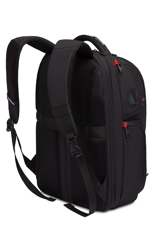 Swissgear 8112 USB Gamer Laptop Backpack - Black/Red 