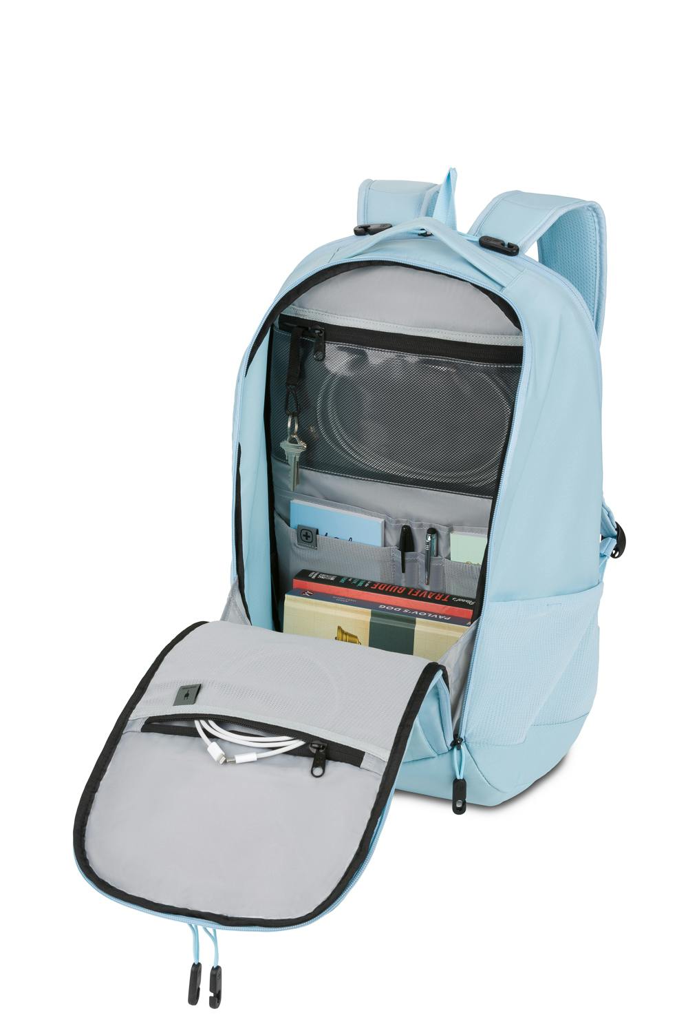 SWISSGEAR 8119 17" Laptop backpack-Light Blue 