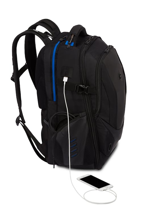 Swissgear 8120 USB Gaming Laptop Backpack Black
