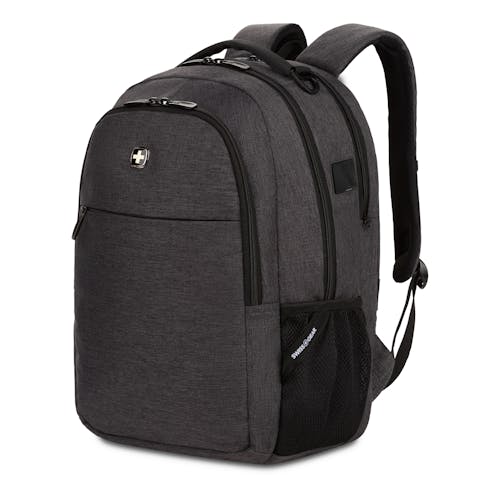 Swissgear 8136 USB 15" Laptop Backpack - Dark Gray Heather