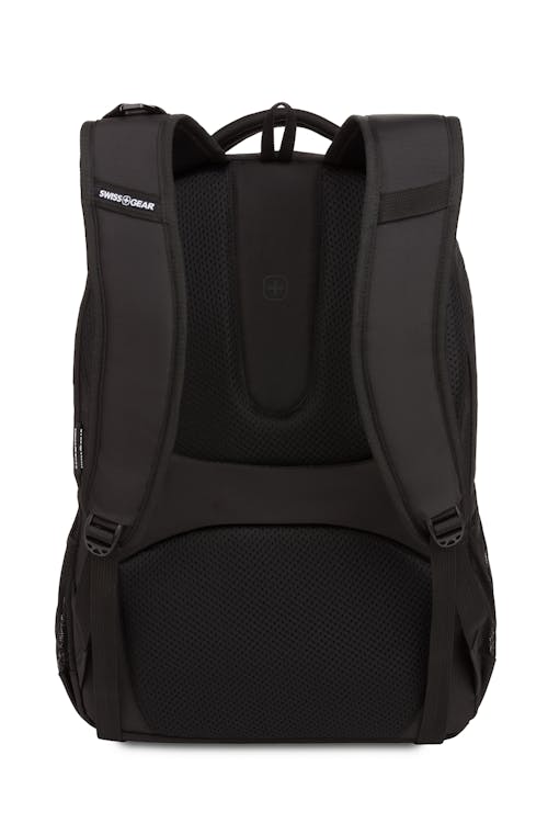 Swissgear 8163 ProSlim Laptop Backpack - Black-Mesh cooling material and ergonomic padding 