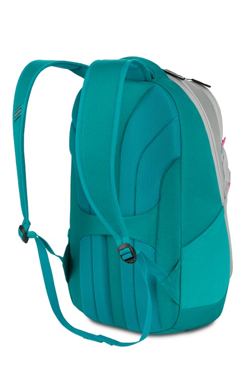 SWISSGEAR 8175 16" Laptop backpack- Teal/Gray/Pink