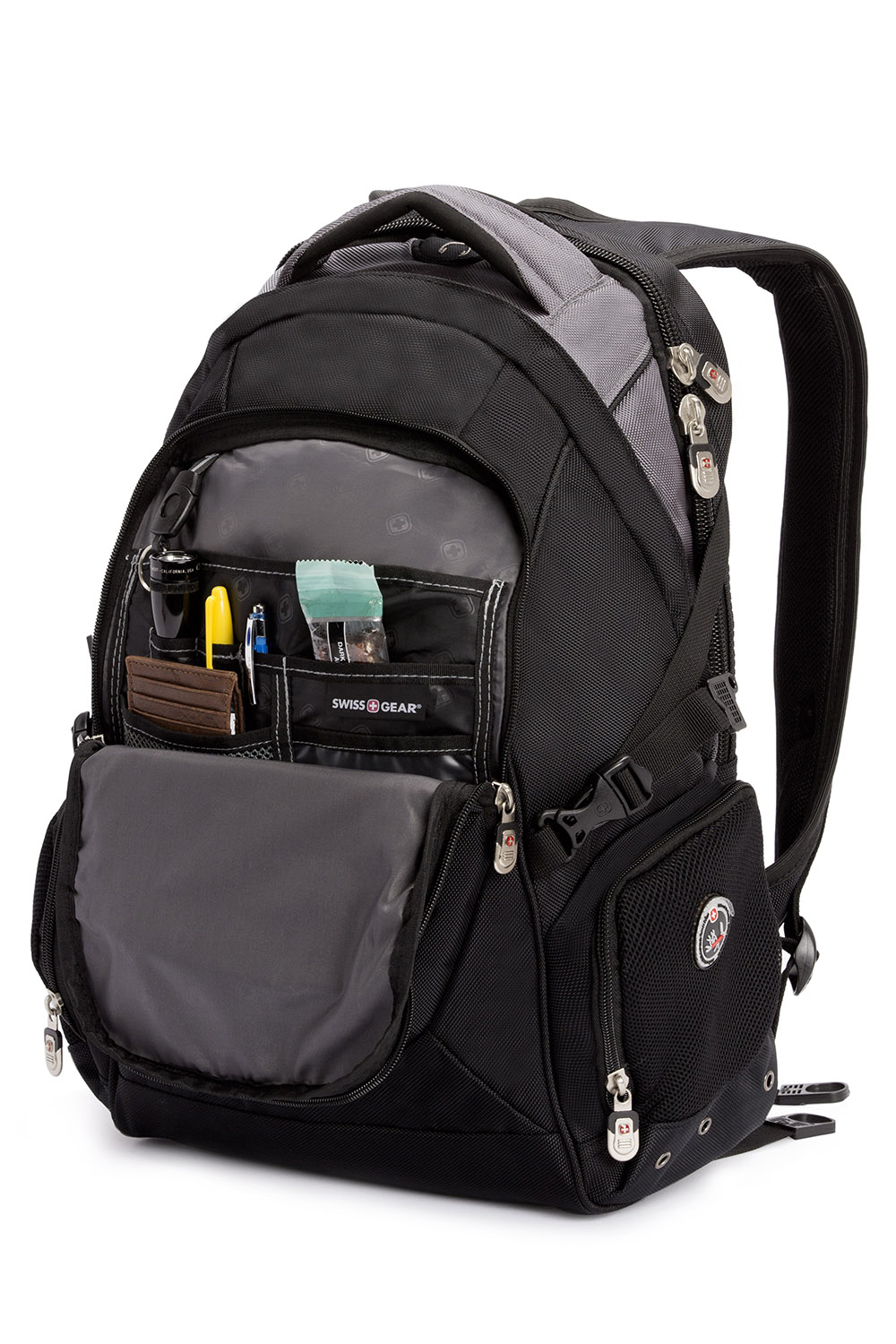 Swiss gear leather outlet backpack