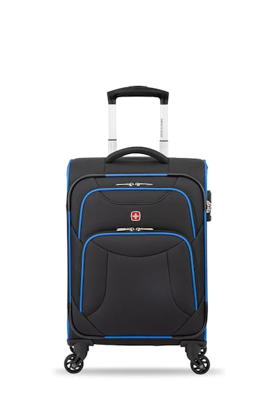 Swissgear Basel Collection Carry-On Upright Luggage - Black/Blue