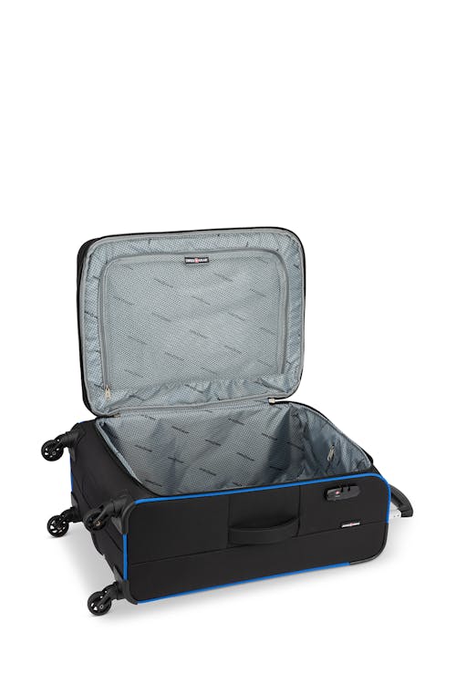 Swissgear Basel Collection 24" Expandable Upright Luggage - Black/Blue