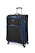 Swissgear Collection de bagages Basel - Valise Souple Extensible de 28 po - Noir/Bleu