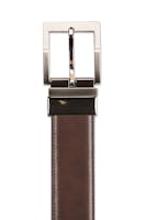 Swissgear Reversible Contemporary Leather Belt - Black/Brown