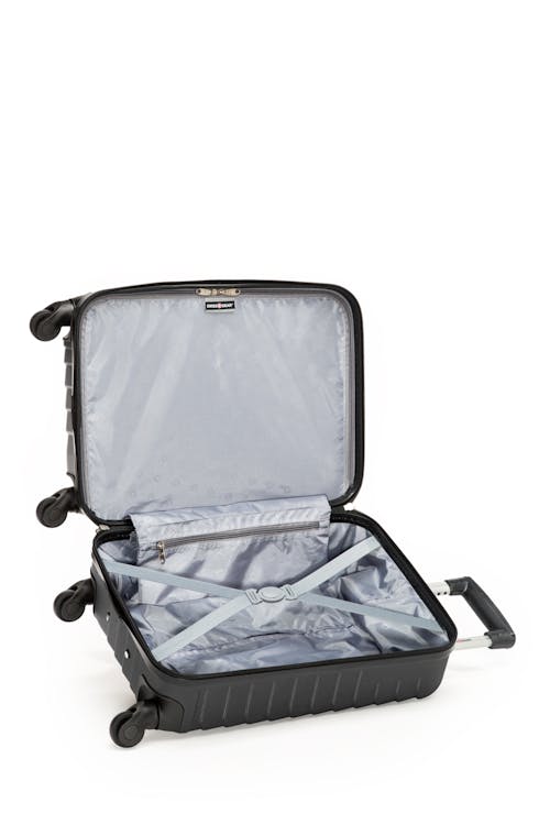 Swissgear BOLD III Collection Expandable Hardside Luggage 2 Piece Set - Split-case design with zippered divider and elasticized tie-down straps 
