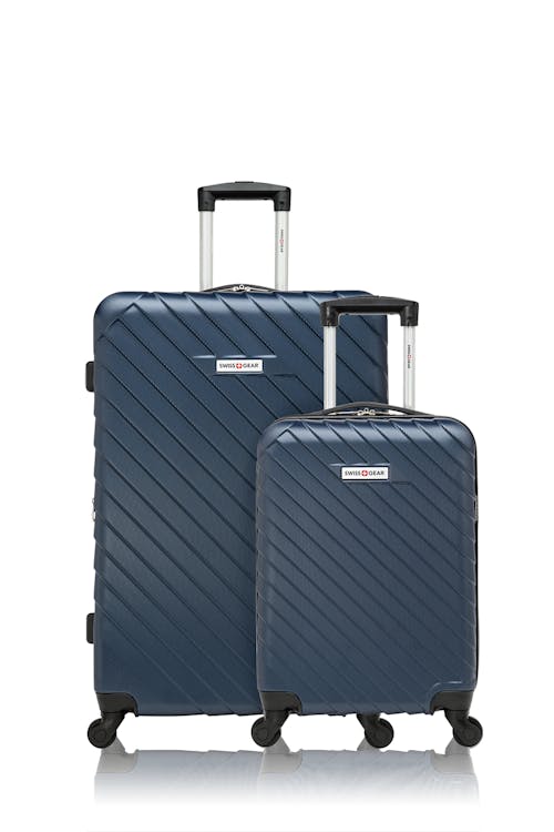 Swissgear BOLD III Collection Expandable Hardside Luggage 2 Piece Set - Navy