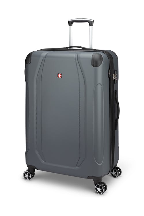 Swissgear Collection de bagages Central Lite - Valise rigide extensible de 28 po - Charbon