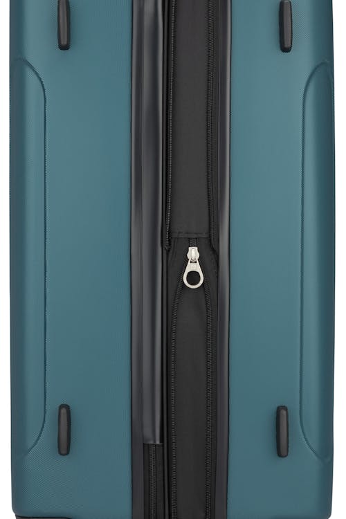 Swissgear Central Lite Collection Expandable Hardside Luggage 2 Piece Set - Teal - expands by 2" for extra packing space