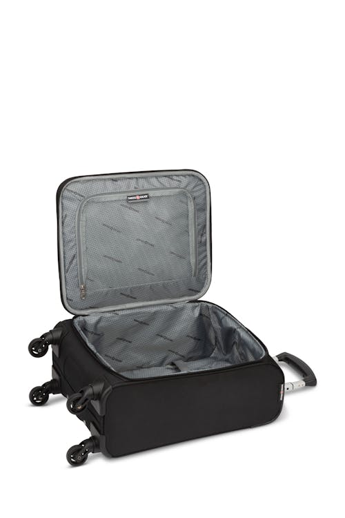 Swissgear Elite Air Collection Rainproof Carry-on Upright Luggage - Internal packing space with a sock and underwear pocket and elasticized tie-down straps 