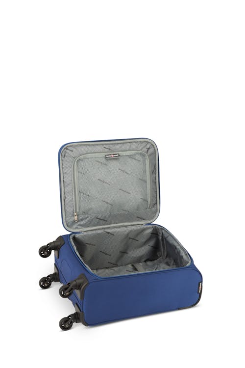 Swissgear Elite Air Collection Rainproof Carry-on Upright Luggage - Internal packing space with a sock and underwear pocket and elasticized tie-down straps 