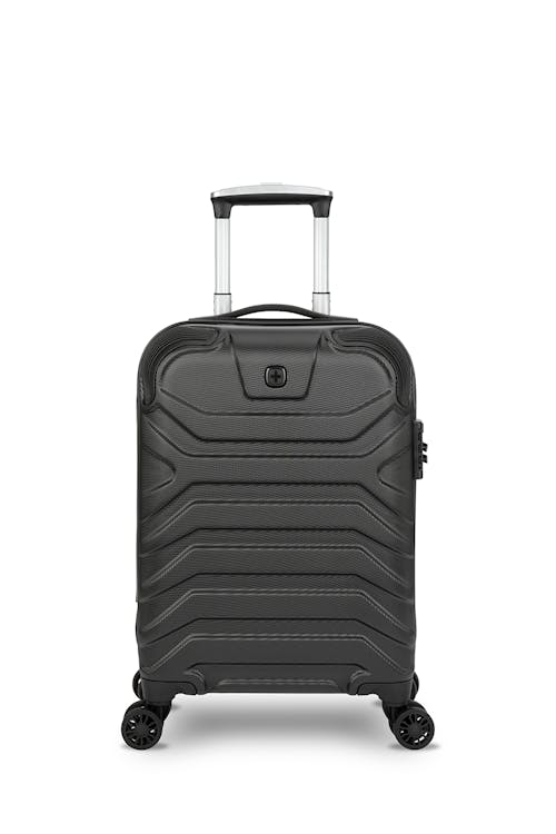 Swissgear Fortress Collection Carry-on Hardside Luggage - Black - Complies with Canadian carry-on, requirements for most airlines. 