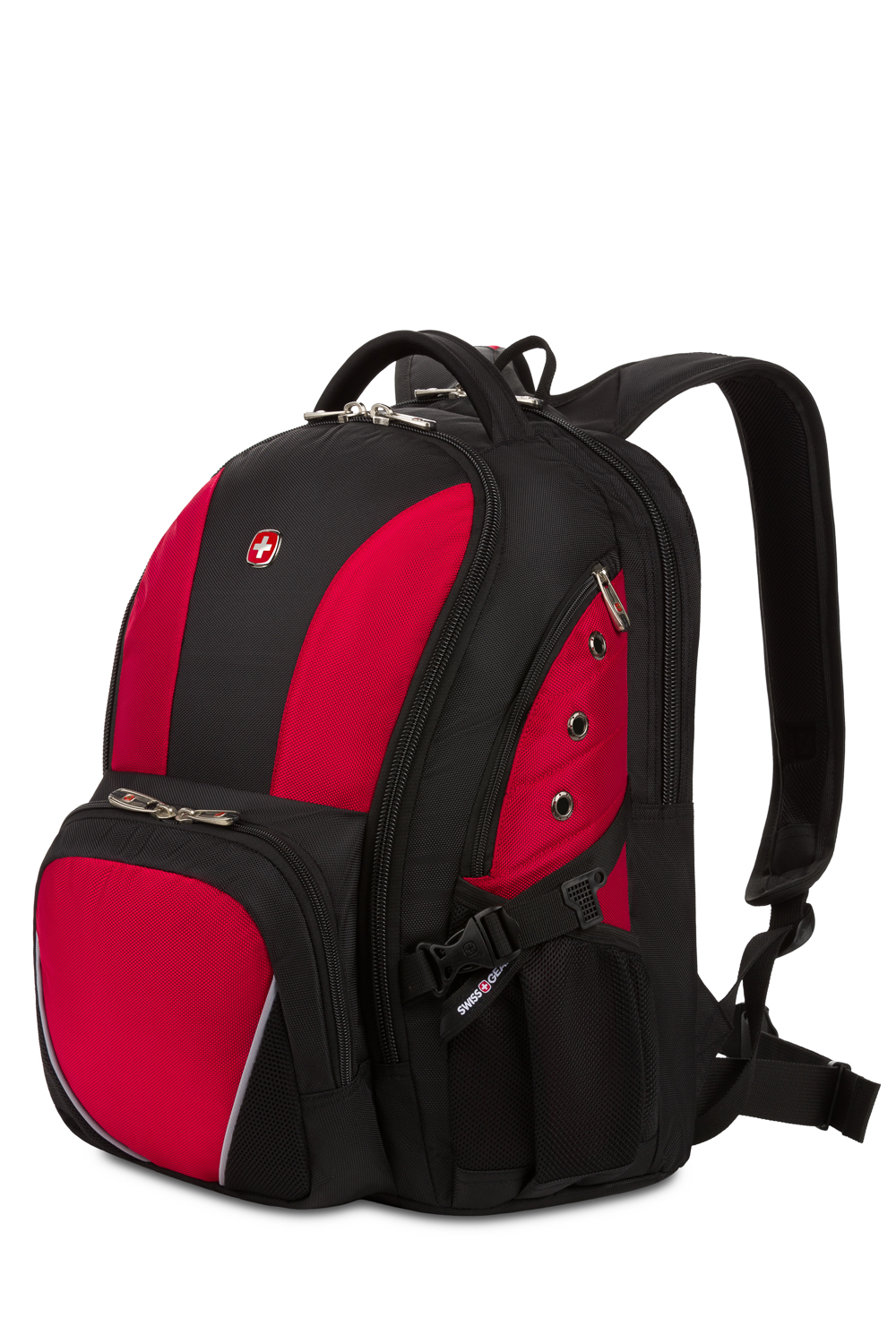 Swissgear 1592 Deluxe Laptop Backpack Black Red