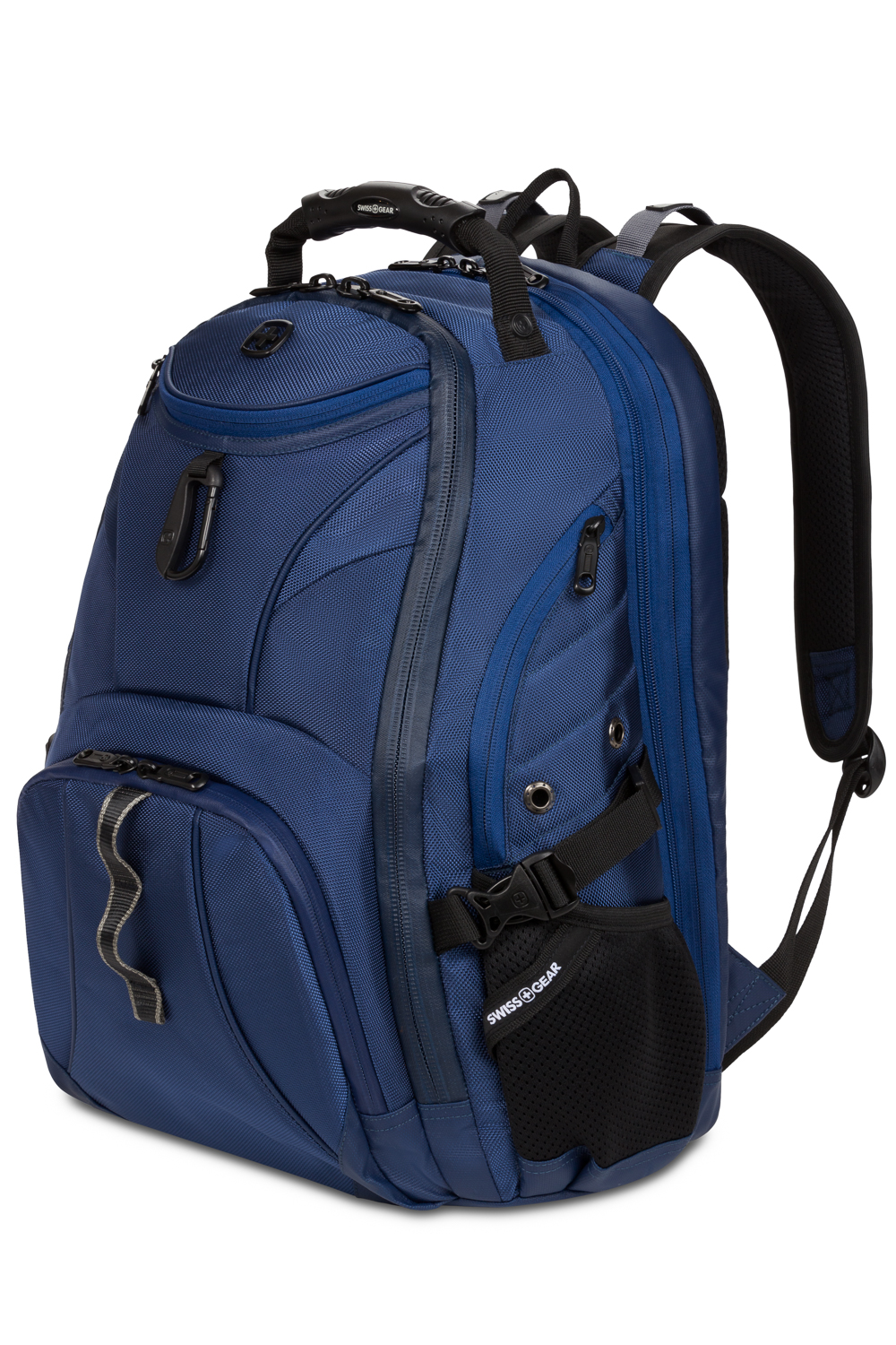 SwissGear blue and shops black large capacity backpack