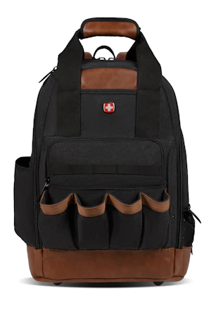 SWISSGEAR 2767 Work Pack Tool Backpack - Canvas Black Brown
