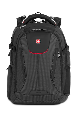 SWISSGEAR 5358 USB ScanSmart Laptop Backpack - Black/Red