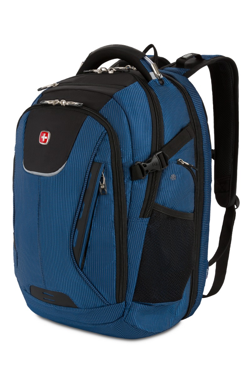 Swissgear 5358 USB ScanSmart Laptop Backpack Blue Black