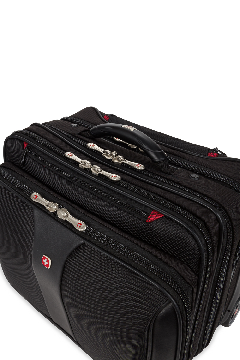 Wenger Patriot Wheeled Business Case with Removable Laptop Case - Black