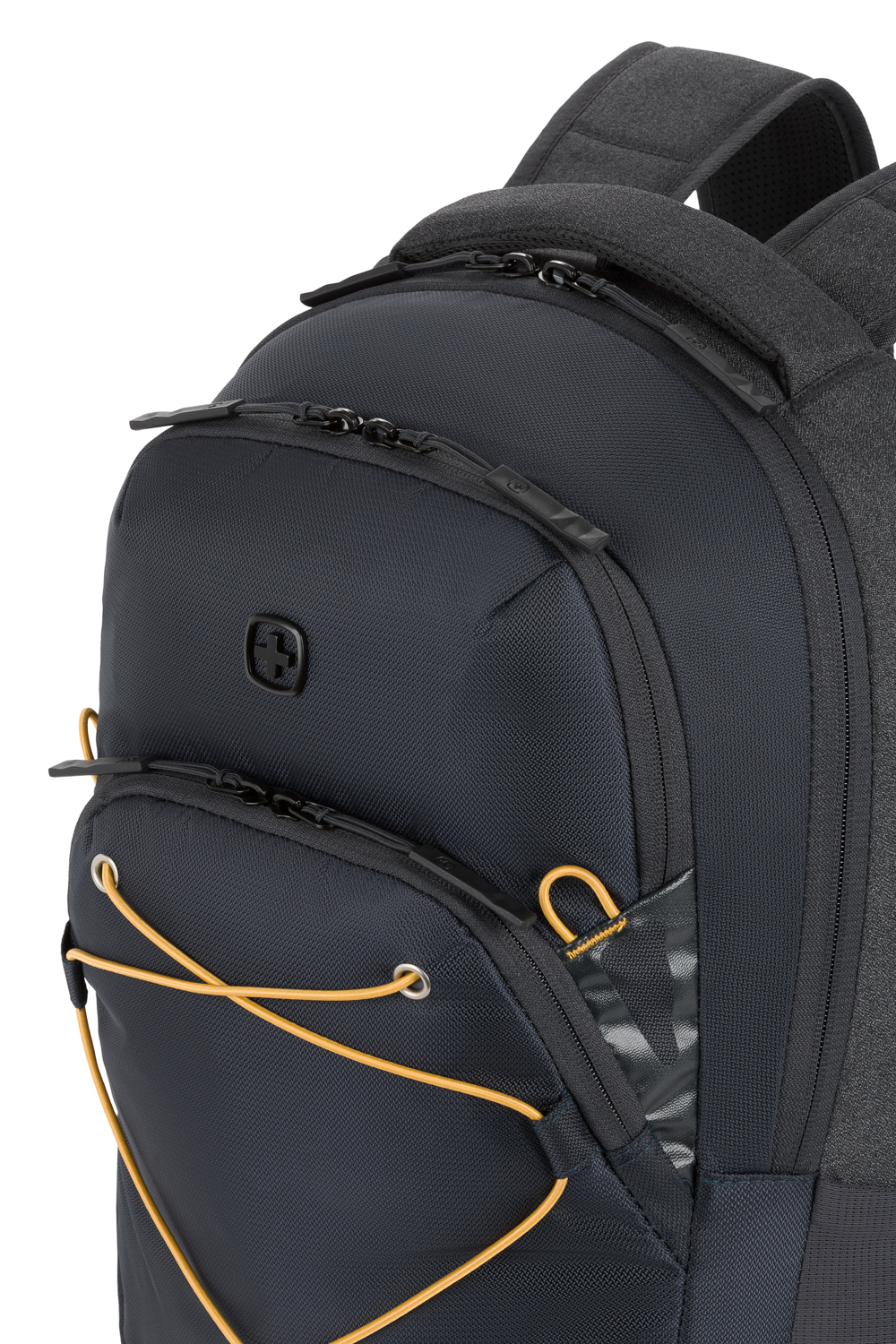 SWISSGEAR 8175 16 Laptop Backpack Charcoal Gold Accents