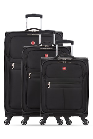 Swissgear 4010 3pc Spinner Luggage Set - Reinforced lightweight top handle