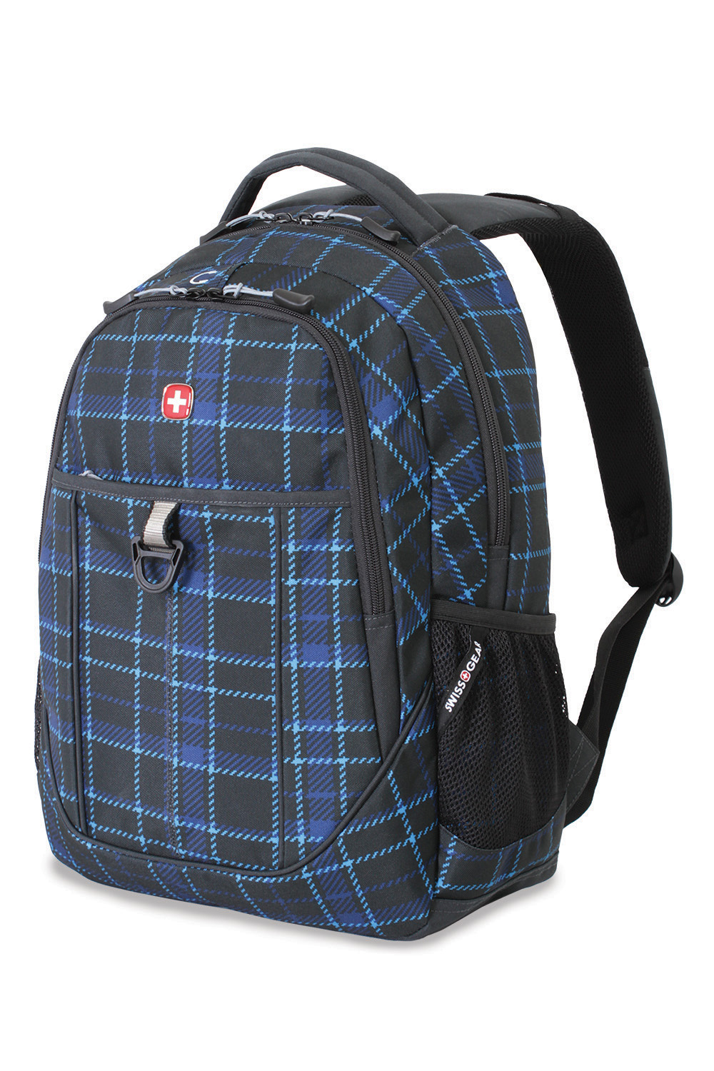 Blue plaid backpack hotsell