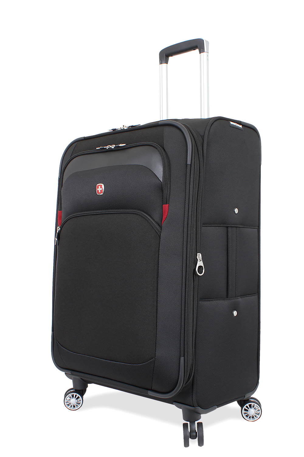 Swissgear 6126 24 inch Expandable Deluxe Spinner Luggage Black