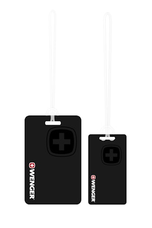 Wenger Personalized Luggage Tag Set - Black/White