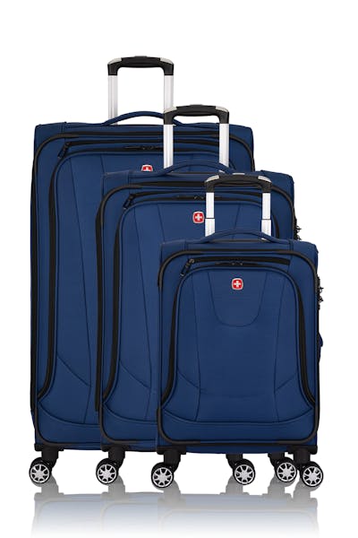 Swissgear Neolite III Collection Upright Luggage 3 Piece Set - Bleu