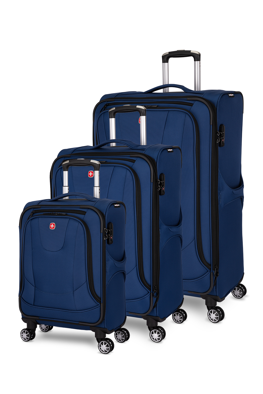 Swissgear Neolite III Collection Upright Luggage 3 Piece Set Blue