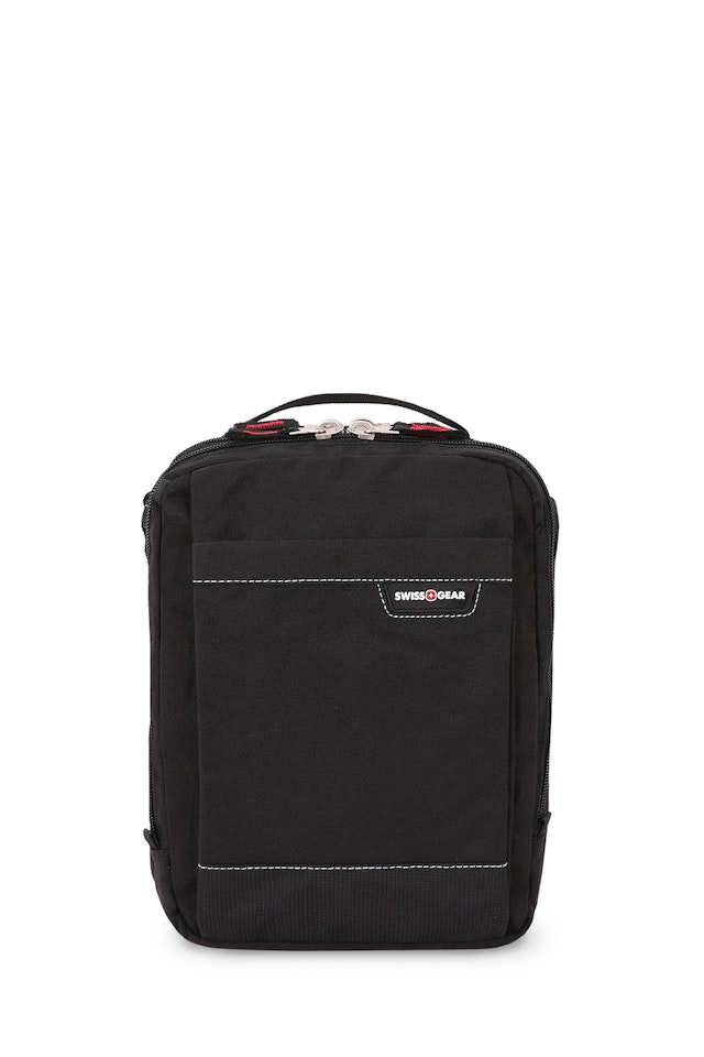 Swissgear 2310 Vertical Boarding Bag with iPad Sleeve Black Cod/Swiss Red