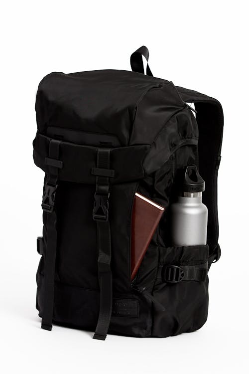 Swissgear 2703 Laptop Backpack Two side cinched water bottle pockets