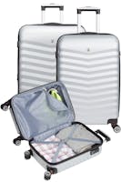 Swissgear 3230 Expandable 3pc Hardside Luggage set - Silver