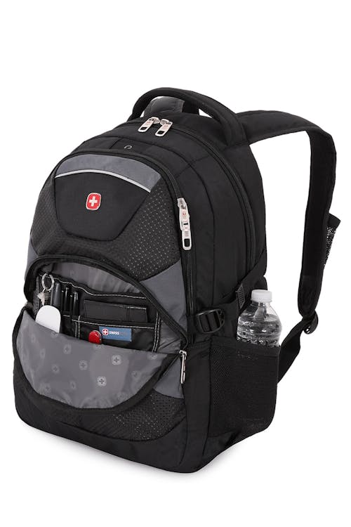 SwissAlps 3259 Laptop Backpack built-in accessory pocket and sunglasses holder tab