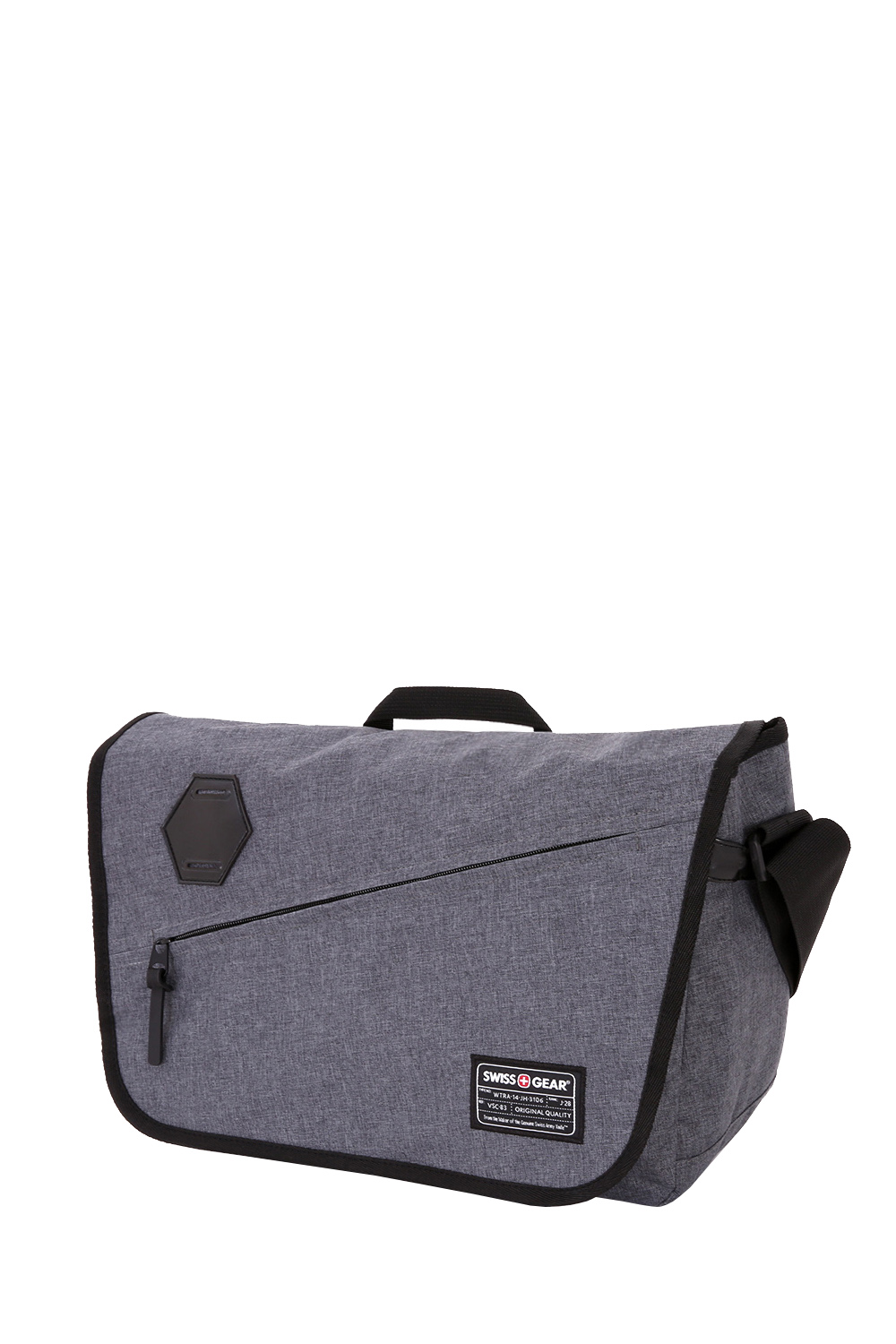 Swissgear 5320 Laptop Messenger Bag Heather Gray