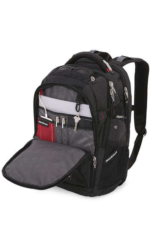 Swissgear 5358 ScanSmart Laptop Backpack  Quick Access Side Pocket