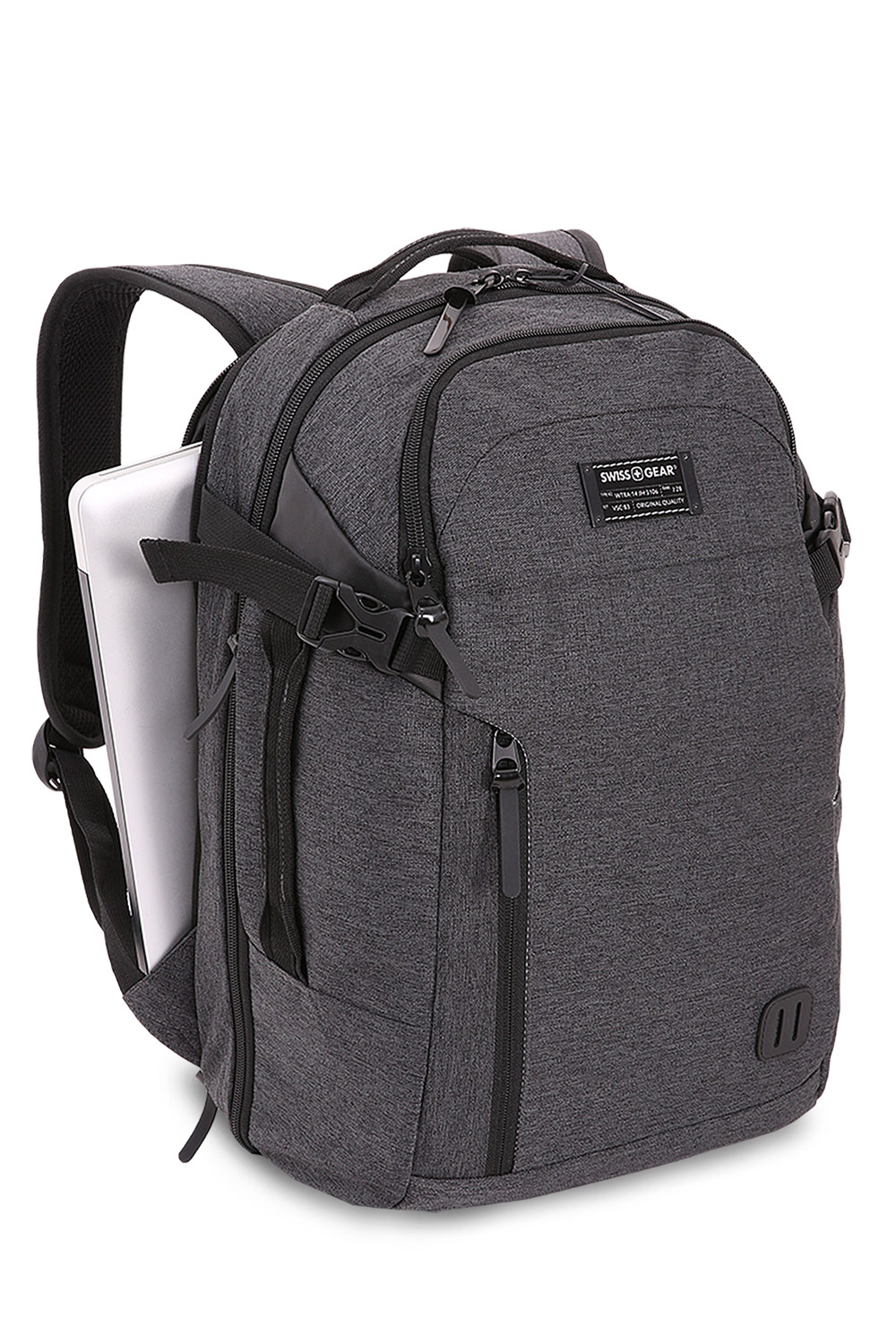 Swissgear 5625 Getaway Weekend Laptop Backpack Heather Gray