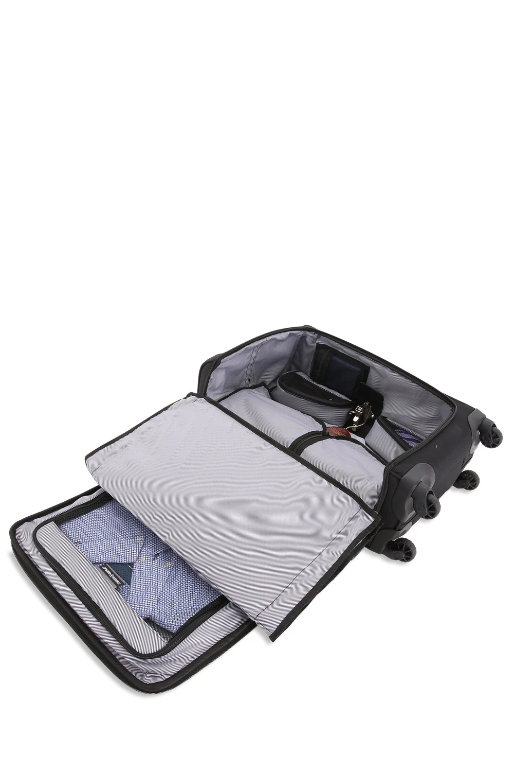 Swissgear 6067 Getaway 2.0 USB Garment Spinner Luggage Black