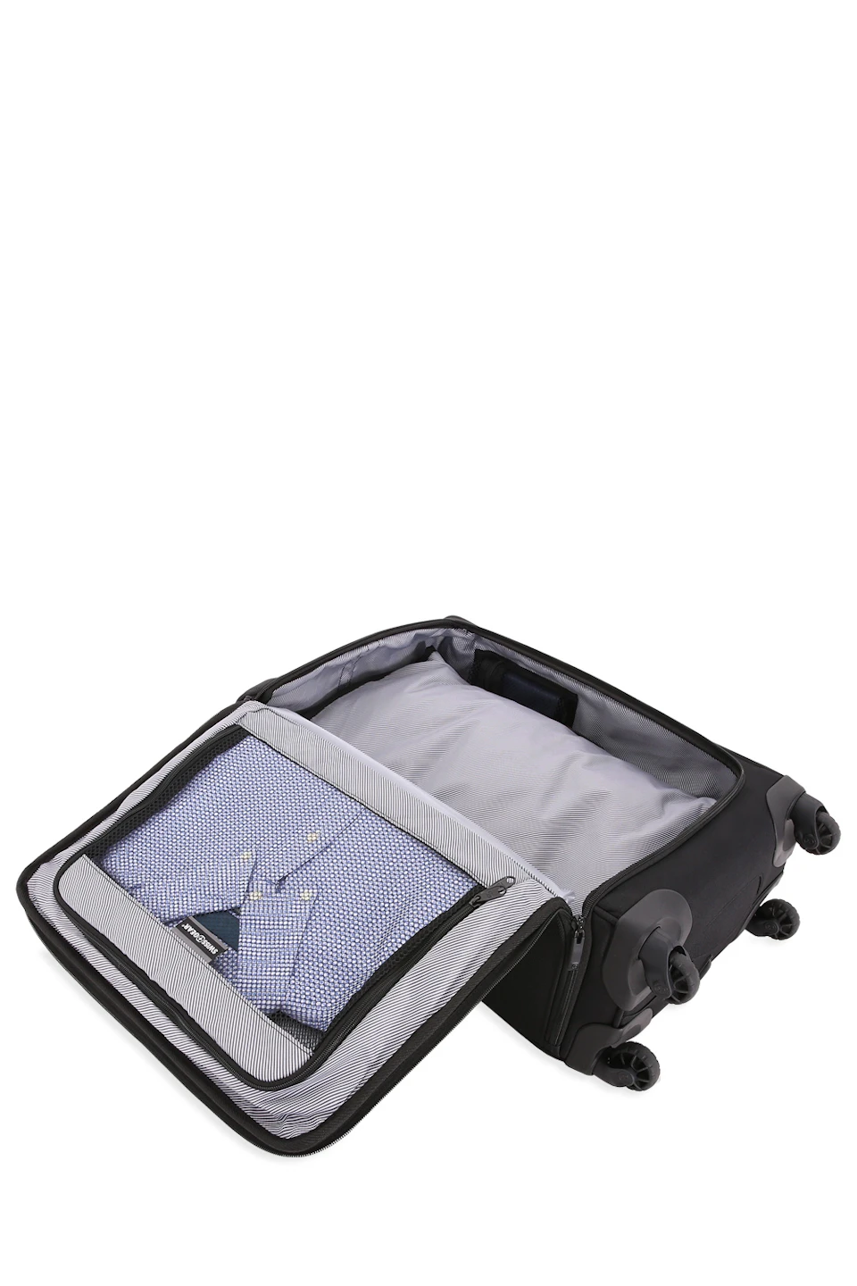 Swissgear 6067 Getaway 2.0 USB Garment Spinner Luggage Black