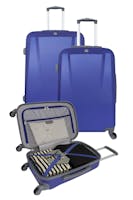 Swissgear 6072 3pc Hardside Spinner Luggage Set - Blue