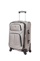 Swissgear Sion 6283 21" Expandable Carry On Spinner Luggage - Pewter