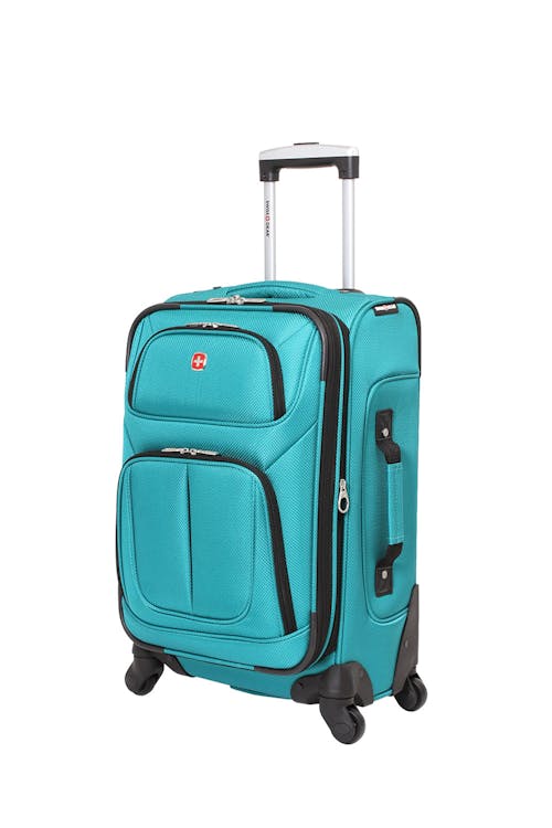 Swissgear Sion 6283 21" Expandable Carry On Spinner Luggage - Teal