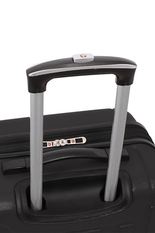 Swissgear 6297 18" Expandable Hardside Spinner Luggage Aluminum push-button locking telescopic handle