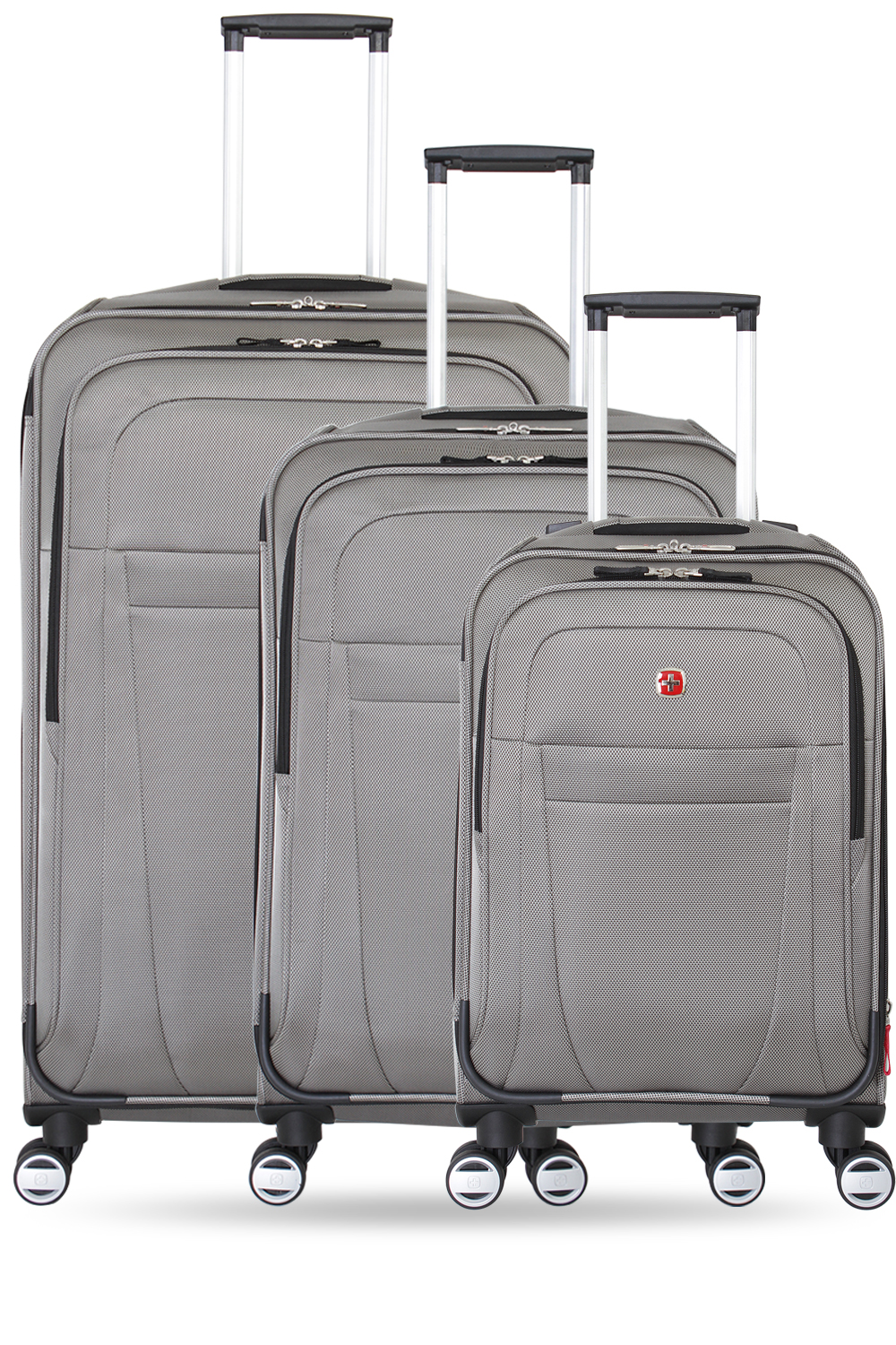 swissgear 6283 expandable 3pc spinner luggage set