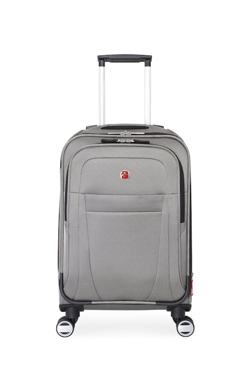 Swissgear 6305 19 Expandable Carry On Spinner Luggage - Pewter