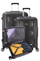 Swissgear 6572 Limited Edition 3pc Hardside Spinner Luggage Set - Black
