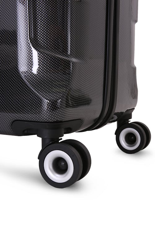 Swissgear 6572 Limited Edition Hardside Spinner Luggage Eight 360-degree, multi-directional spinner wheels 