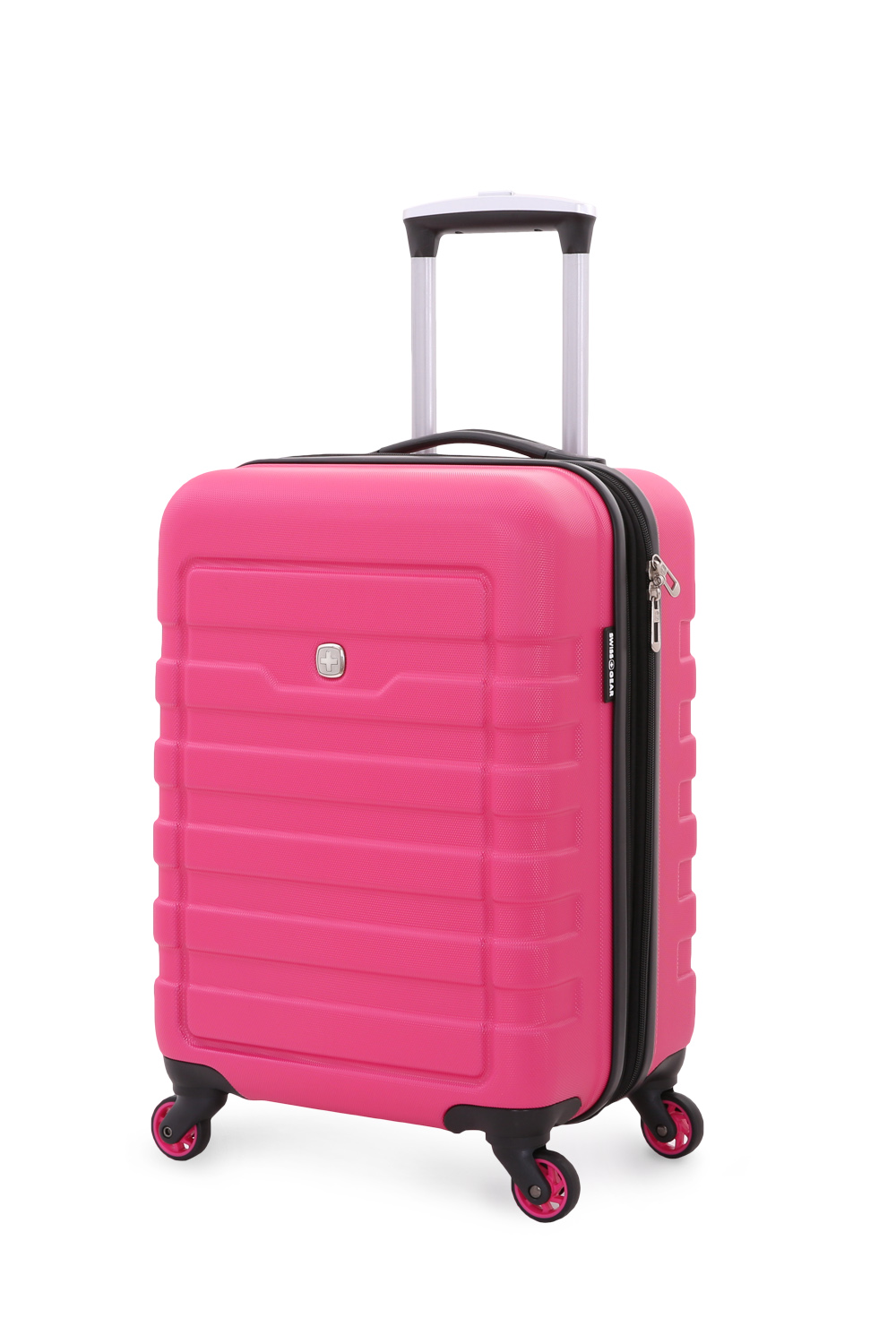 fuchsia suitcase